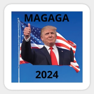 Donald J Trump - Magaga 1 Sticker